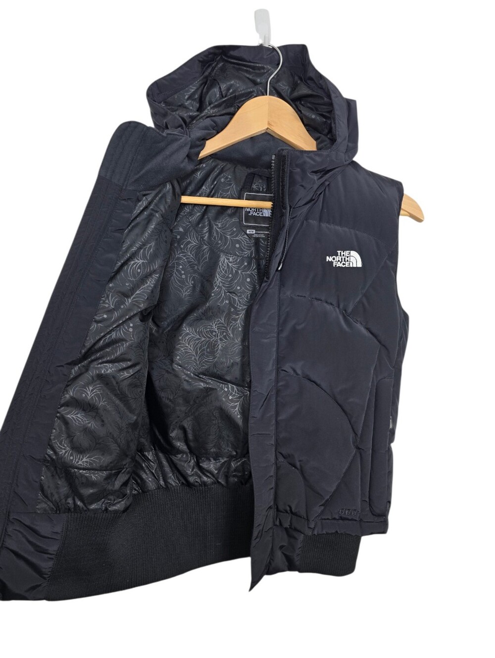The North Face Prodigy 600 Down Hooded Puffer Vest Black Women’s M - Picture 11 of 16
